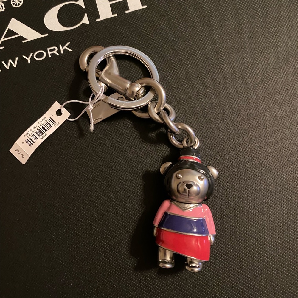 Disney X Coach Mullan Bear Bag Charm